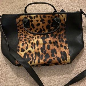 Leopard print bag